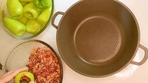 Как приготовить САМЫЙ ВКУСНЫЙ ФАРШИРОВАННЫЙ ПЕРЕЦ? Фаршированный перец с рисом, мясом и зажаркой.