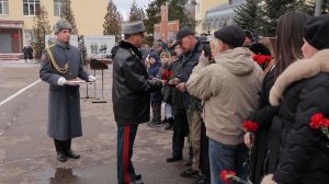 Отдельному отряду спецназа в Смоленске вручили орден Жукова