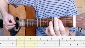 Как играть на гитаре Sting - Shape of My Heart. Tabs | Табы