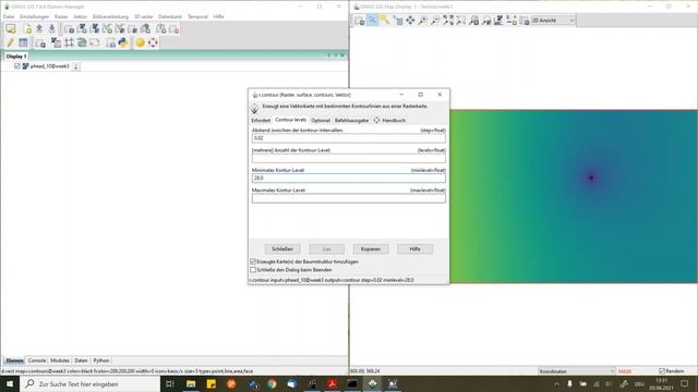 Hydraulic groundwater modeling - GRASS GIS: Contour plots смотреть онлайн
