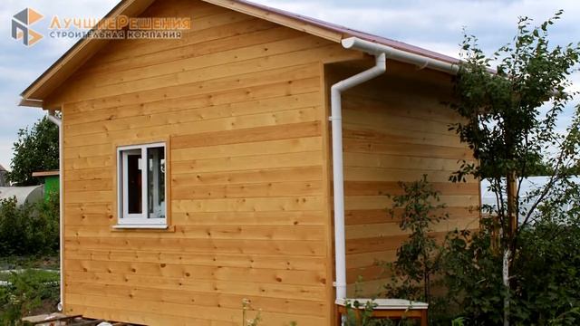 Обзор №6 Дачный дом 3х4м + веранда 1,2х4м СК Лучшие Решения смотреть онлайн