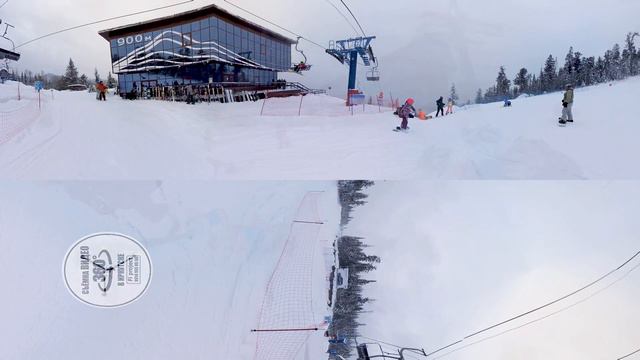 Горнолыжный курорт «Гора Соболиная» в Байкальcке | видео 360°