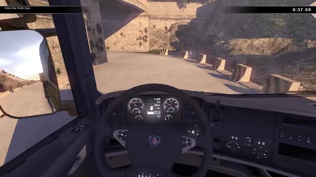 Scania Truck Driving Simulator - High in the Sky Mission [720p] смотреть онлайн
