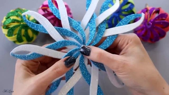 ? НОВОГОДНИЕ ИГРУШКИ ИЗ ФОАМИРАНА ?
