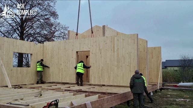 Сборка домокомплекта THERMOWOOD - часть 2