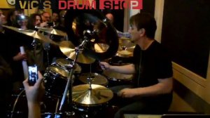 Gavin Harrison at Vic's Drum Shop