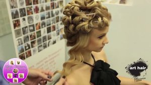 Шикарные вечерние причёски
