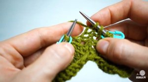 Прибавки из протяжки, накида, петли предыдущего ряда.