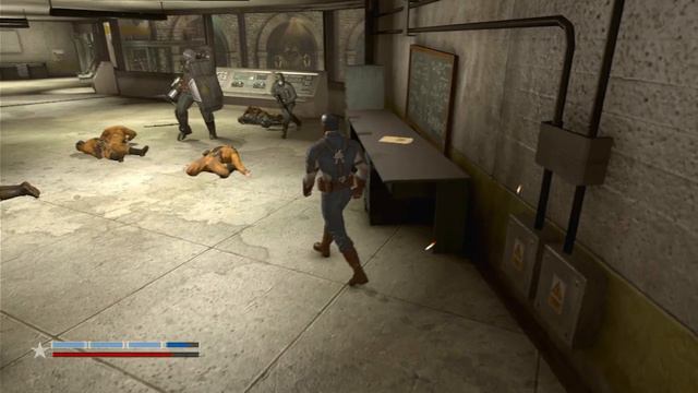 Captain America Super Soldier PS3 Глава 12 Экспресс Красный Шар