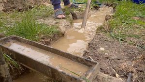 СКВАЖИНА 34 МЕТРА. БУРЕНИЕ С БЕНТОНИТОМ