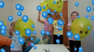 Песня желтый шарик красный шарик где же ты изучаем цвета лопаем воздушные шарики веселимся мультики