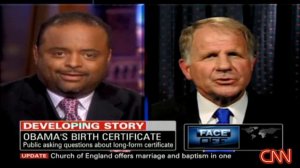 Lou Dobbs Debating Obama's Birth With Roland Martin