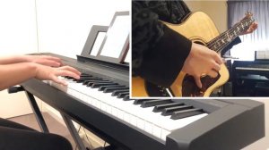 One Summers Day - Spirited Away - Piano & Guitar Duet