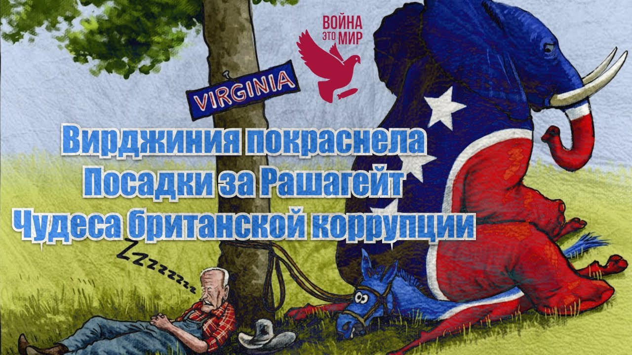 Вирджиния покраснела, посадки за Рашагейт, чудеса британской коррупции / Война - это мир 162