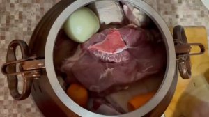 Холодец за 1,5 часа в афганском казане