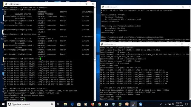 Docker Swarm Cluster Setup смотреть онлайн