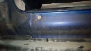 Как снять задний бампер Daewoo Lanos