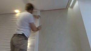 Супер 3D cтена из гипсовых 3d панелей своими руками в спальне !!!