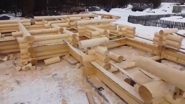 Дом из бруса "Кедр Томск" смотреть онлайн