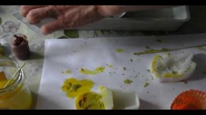 Цветная заливка гипса в силиконовую форму!