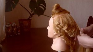Причёска из кос на бок "Русалка" #hairstyles
