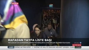 Rafadan Tayfa Galaktik Tayfa Başarımız TRT Haber'de