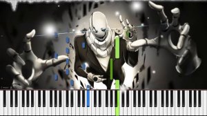 Undertale� // Dark, Darker, Yet Darker | LyricWulf Piano Tutorial on Synthesia