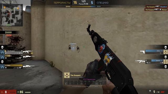 НЕАДЕКВАТНЫЙ ЧИТЕР С НОЖОМ И ЖЁСТКИЙ ПОДРУБ. (ПАТРУЛЬ В CS:GO #62) смотреть онлайн