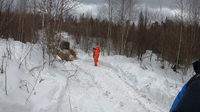 Нахабинские выселки - штурмуем горку и ручей!