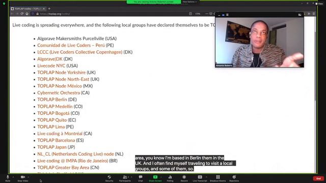 Guest Conductor: Live Coding with Antonio Roberts