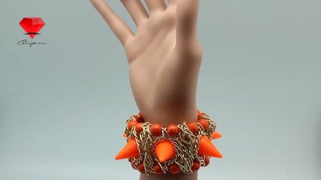 Bije.ru: Позолоченный браслет в футуристическом дизайне Amiel (Амиэль) смотреть онлайн