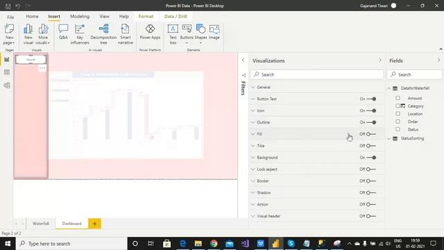 How to Format The Shape in Power BI #powerbi #powerbitutorial #powerquery #powerbitraining