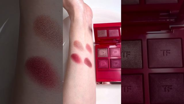 Tom Ford Electric Cherry ⚡️? Eye Quad & Lipstick Swatches