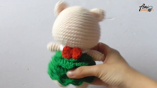 #415 | Pig in Christmas Tree Outfit Amigurumi (4/4) | How To Crochet Christmas | @AmiSaigon смотреть онлайн