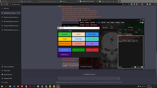 Openbullet with Artificial Inteligence - OPENIA - (CHATGPT) смотреть онлайн