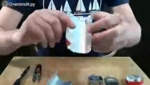 Вскрываем замок при помощи жестянки