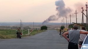 07.008.2014. пгт.Розовка. Место падения самолета МИГ-29 ВВС Украины | Ukraine