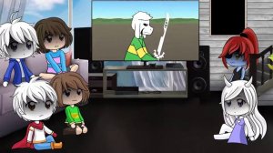Undertale react to Frisk vs Betty Glitchtale