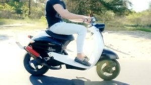 Тест Yamaha Vino Long Minarelli. Нищебродский тюнинг. ✅