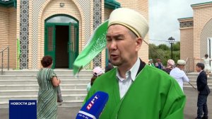 ВЕРХОВНЫЙ МУФТИЙ РОССИИ ОТКРЫЛ НОВУЮ МЕЧЕТЬ В ТЮЛЬГАНЕ