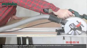 Test pilarki tarczowej Metabo KS 55 FS