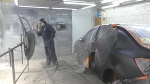 Крашу Реношку! Лак KANSAI PAINT !