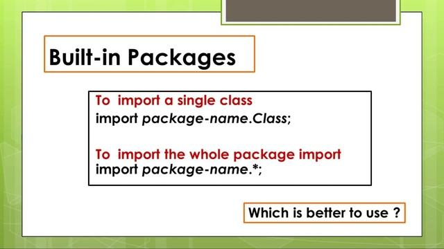 Built in Packages with examples смотреть онлайн