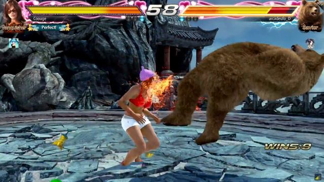 1469 - Tekken 7 - Coouge (Katarina) vs arcadeufo_D (Kuma) смотреть онлайн