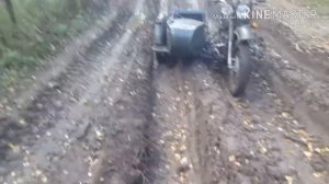 На Днепре с ведущей коляской.часть 1