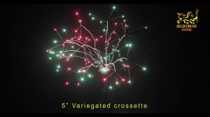 5" Variegated crossete