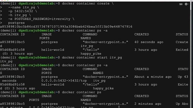Setup Postgres Database on Ubuntu VM - Docker Cheat Sheet смотреть онлайн