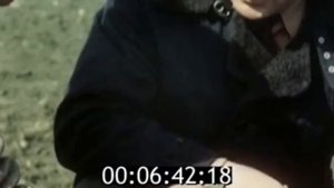 Работа тракторов кировец на поле. 1985 год.