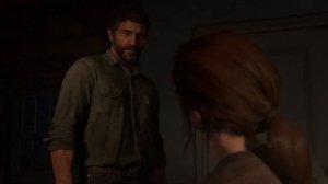 Джоэл рассказывает Элли шутку про часы