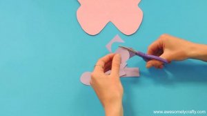 Butterfly Craft for Kids | Paper Crafts for Kids | 3D Pink Butterfly Craft